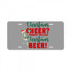 christmas cheer i thought you said christmas beer License Plate