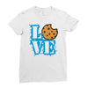 Love Cookie Monster Ladies Fitted T-Shirt