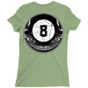 8ball skull Ladies Fitted T-Shirt