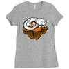 the neverending friendship Ladies Fitted T-Shirt