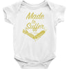 made to suffer Baby Onesie