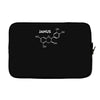 janus molecule funny retro tv utopia fashion science series Laptop sleeve