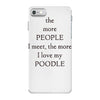 poodle lover iPhone 7 Case