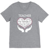 heart of a teacher. if you think my hands are full, you should see my V-Neck Tee
