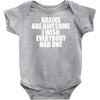 brains are awesome i wish everybody had one Baby Onesie