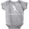 run for your life Baby Onesie