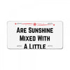 August Girls License Plate
