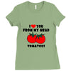from my head tomatoes Ladies Fitted T-Shirt