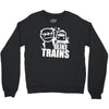 i like trains Crewneck Sweatshirt