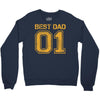1 best dad Crewneck Sweatshirt