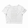 legends are born in april Crop Top