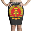 ddr logo blau Pencil Skirts