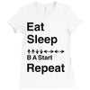 loop detected Ladies Fitted T-Shirt