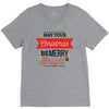 may your christmas be merry &amp; bright V-Neck Tee