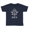 The best teachers are born in July Toddler T-shirt