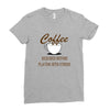 coffee required Ladies Fitted T-Shirt