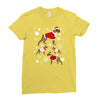 boxer christmas Ladies Fitted T-Shirt