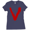 the new series visitors Ladies Fitted T-Shirt