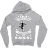simple man running Zipper Hoodie
