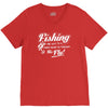 fishing   through his fly! V-Neck Tee