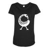 Sankofa Bird Maternity Scoop Neck T-shirt