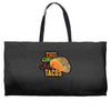 this girl likes tacos Weekender Totes