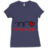 you stole my heart (2) Ladies Fitted T-Shirt