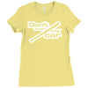 don&acute;t touch my car Ladies Fitted T-Shirt