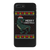 ugly dinosaur merry christmas iPhone 7 Plus Case