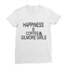 coffee and gilmore girls Ladies Fitted T-Shirt