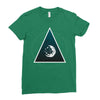 Abstract Planet Ladies Fitted T-Shirt