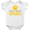 crazy about esperanto Baby Onesie