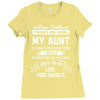 Dear Auntie, Thanks For Being My Aunt Ladies Fitted T-Shirt