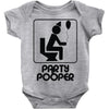 party pooper Baby Onesie