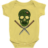 skull grass Baby Onesie