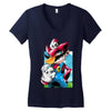 makai mario Women's V-Neck T-Shirt