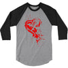 heartless splatter 3/4 Sleeve Shirt