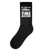 my other car is a time machine Socks