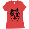 wolf Ladies Fitted T-Shirt