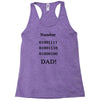 number one dad funny t shirt binary nerd geek tee s 3xl Racerback Tank