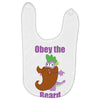 obey the beard Baby Bibs