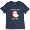 ask your mom if i'm real V-Neck Tee