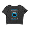 no cookies for santa Crop Top