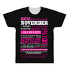 quens are born in november All Over Men's T-shirt