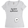 Say Hello to My Little Friend Women's Triblend Scoop T-shirt