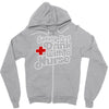 safety first drink with a nurse Zipper Hoodie