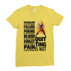 super saiyan quitting is not Ladies Fitted T-Shirt