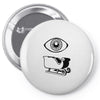 eye sleigh Pin-back button