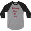 i finally fixed the sink 3/4 Sleeve Shirt