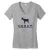 ggoat Women's V-Neck T-Shirt